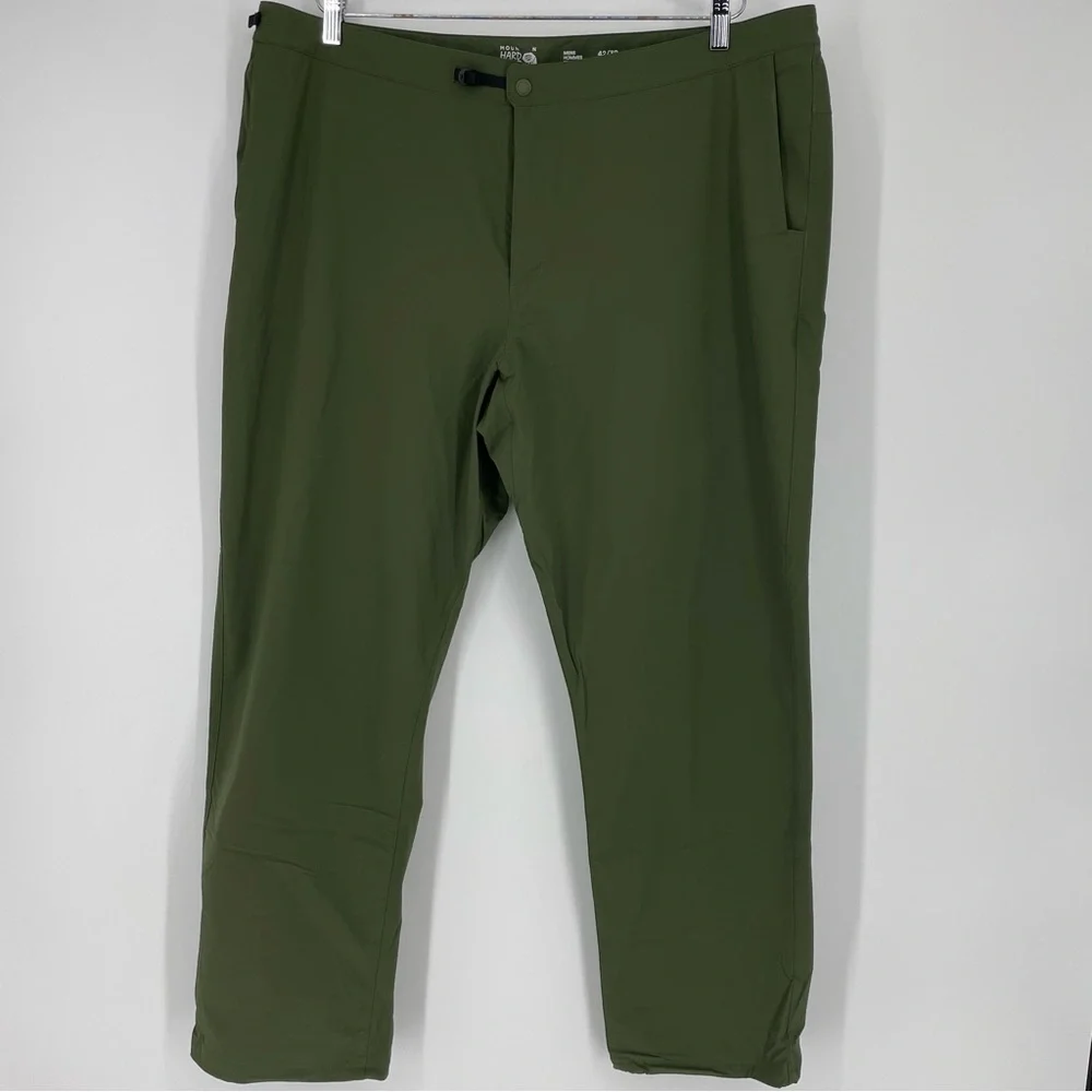 Mountain Hardwear Mens AP Pants 42x32 Green Hiking EUC outdoor